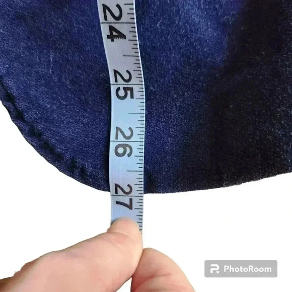 C. Wonder Jacket Velvet Lined Blazer Navy Blue 81893 Size 14 - Picture 7 of 10